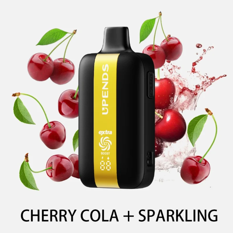 UPENDS UP7 – 35,000 Puffs, Extra Button for Dual Flavor, Cherry Cola + Sparkling